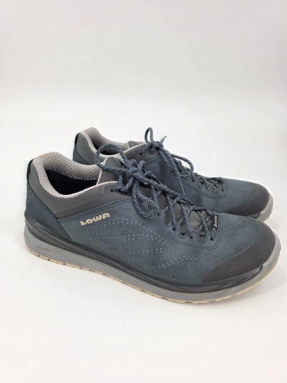 Lowa Women's Malta GTX Low Hiking Shoe in Blue and Black Size 9.5